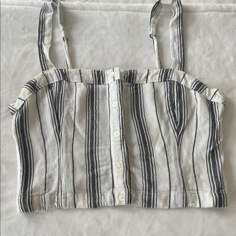Hollister Striped Crop Top